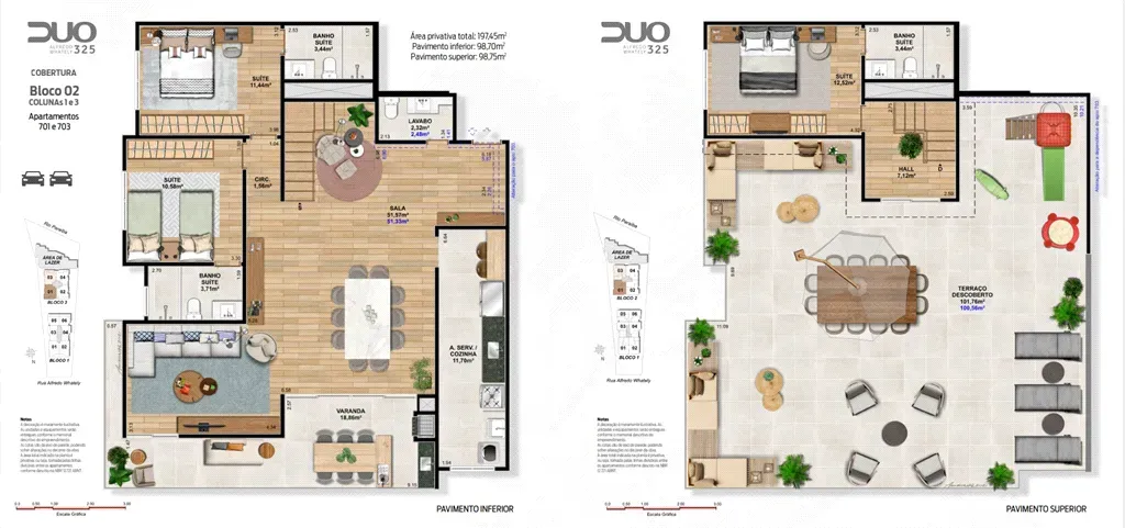Apartamento com 3 quartos, 77 m² - Campos Elíseos - Resende — foto 16