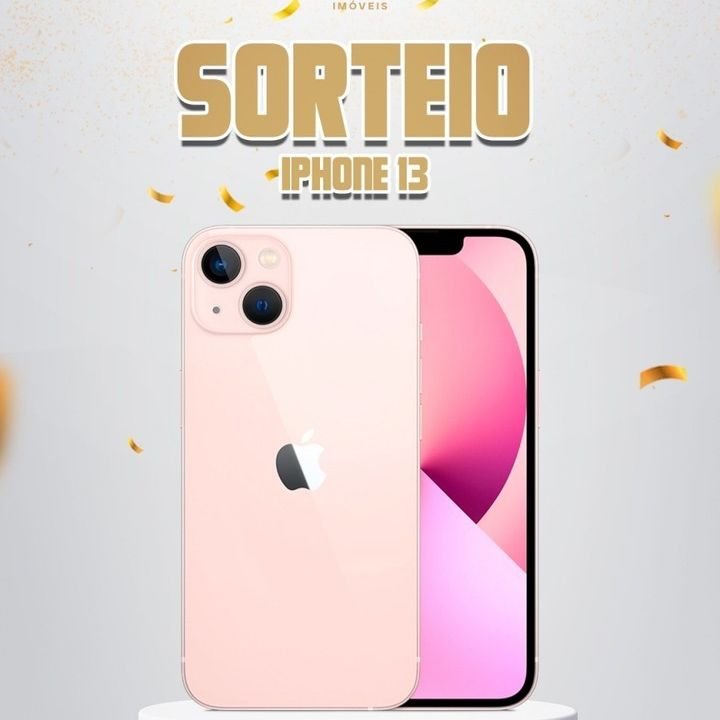Sorteio de IPhone 13 é aqui na Ronald Chaves Imóveis! Sorteio de IPhone 13 é aqui na Ronald Chaves Imóveis!
