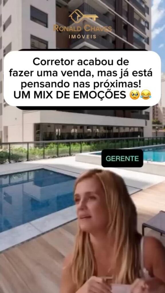 Corretor acabou de fazer uma venda, mas já está pensando nas próximas!