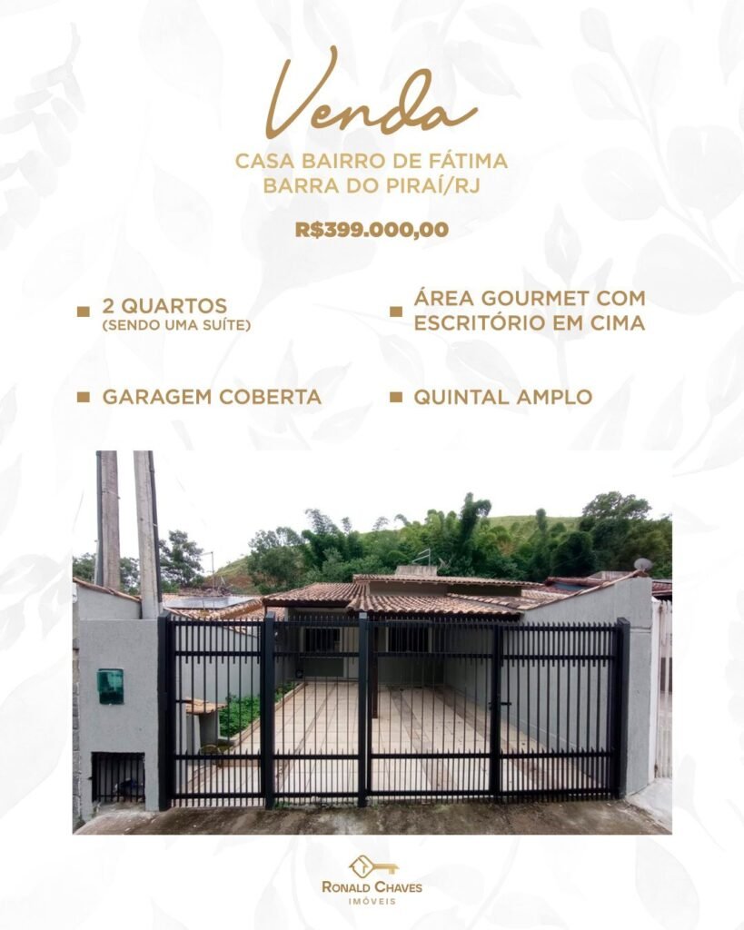 Procurando a casa dos sonhos em Barra do Piraí/RJ?