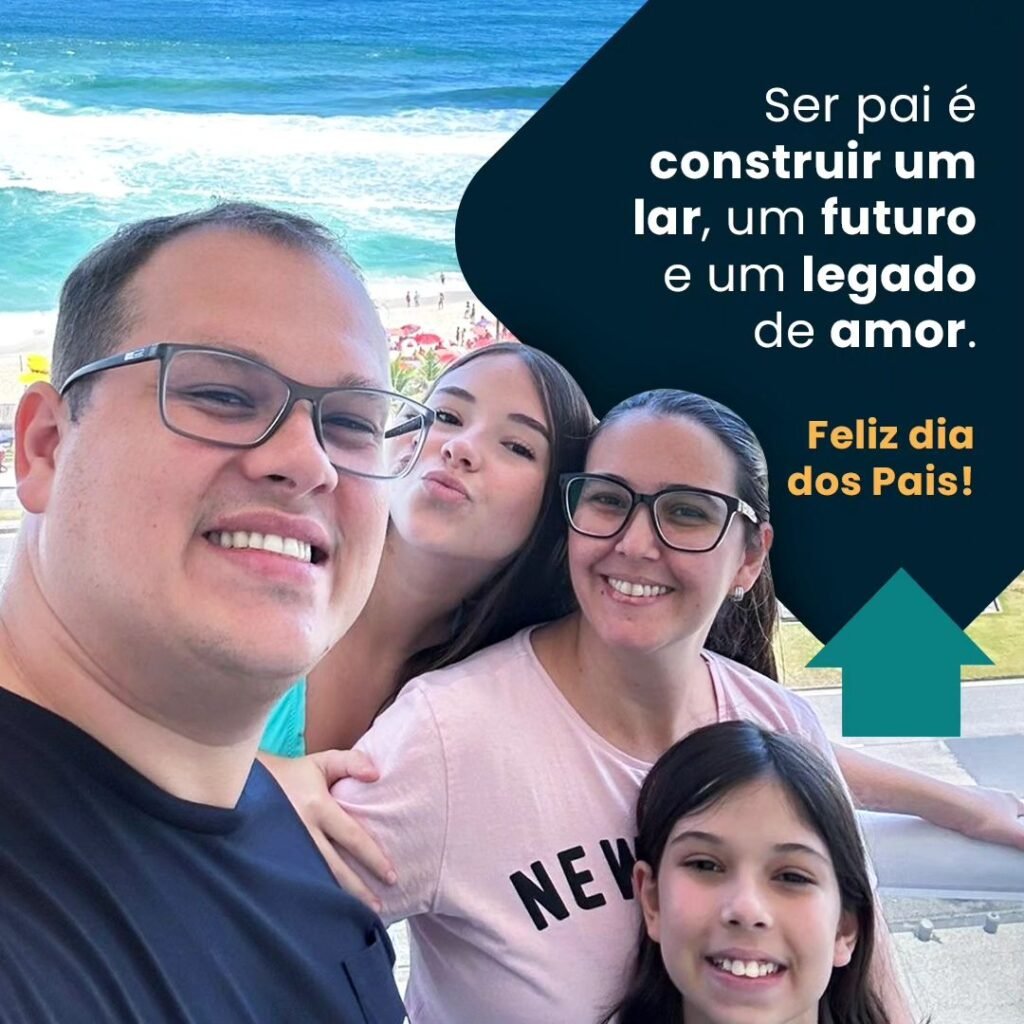 Ser pai é construir um lar,um futuro e umlegado de amor.